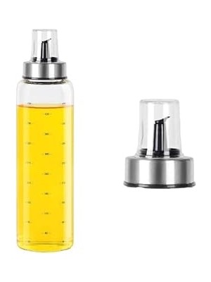Uravas Store Olivia 500 ml Borosilikatlı Akıtmaz Cam Yağlık