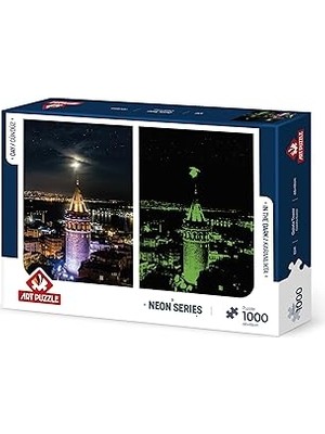 Uravas Store Art Puzzle Galata Kulesi 1000 Parça Neon Puzzle