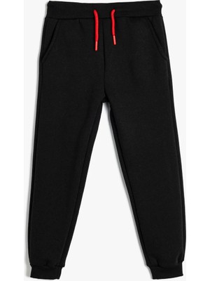 Koton Basic Jogger Eşofman Altı Beli Bağlamalı Cepli