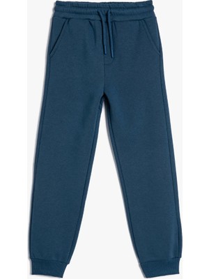 Koton Basic Jogger Eşofman Altı Beli Bağlamalı Cepli