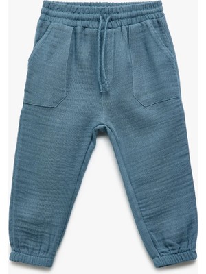 Koton Pamuklu Beli Bağcıklı Cepli Basic Jogger Pantolon