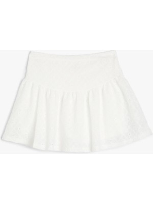 Koton Pileli Etek Beli Lastikli