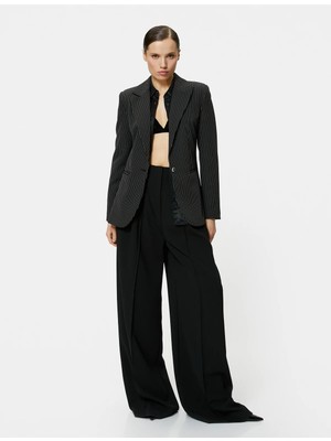 Koton Slim Fit Blazer Ceket Tek Düğmeli Cep Detaylı