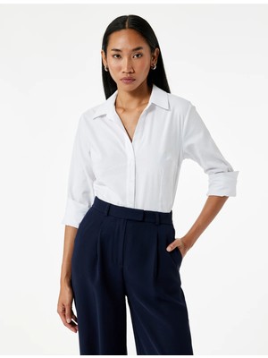 Koton Uzun Kollu Klasik Yaka Slim Fit Gömlek