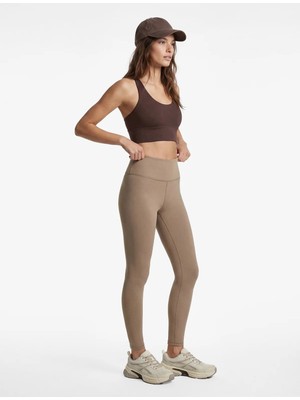 Koton Yüksek Bel Dikiş Detaylı Slim Fit Spor Tayt