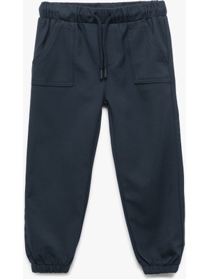 Koton Beli Bağcıklı Cepli Basic Jogger Pantolon