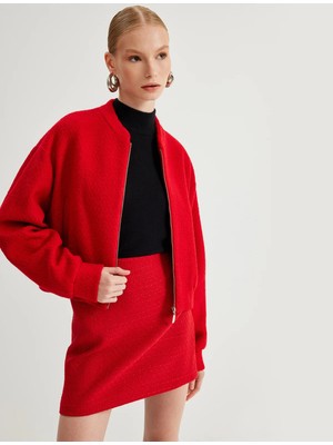 Koton Mini Tüvit A Kesim Etek Slim Fit