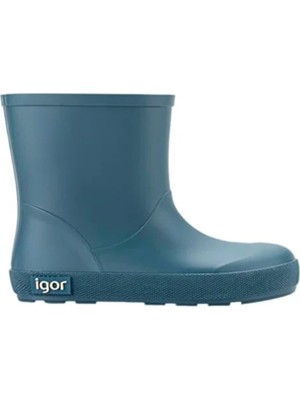 Igor İgor Yogi Petrol Çocuk Yağmur Bot Çizme Petroleo W10291-213 PVC Malzeme ile Suya Dayanıklı Özellikte