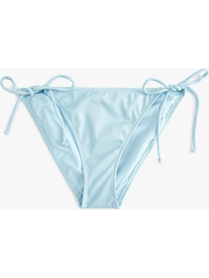 Koton Parlak Brazilian Bikini Altı Yanları Bağlama Detaylı