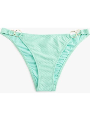 Koton Astarlı Aksesuar Detaylı Dokulu Bikini Altı