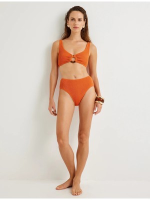 Koton Dokulu Yüksek Bel Bikini Altı