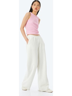 Koton Bisiklet Yaka Kolsuz Slim Fit Basic Atlet