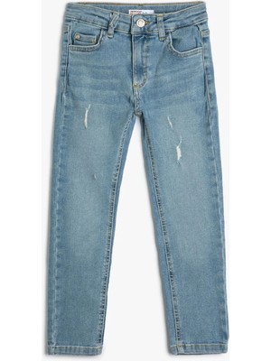 Koton Kot Pantolon Pamuklu Cepli - Slim Jean