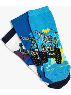 Koton 3'Lü Batman Çorap Seti Lisanslı