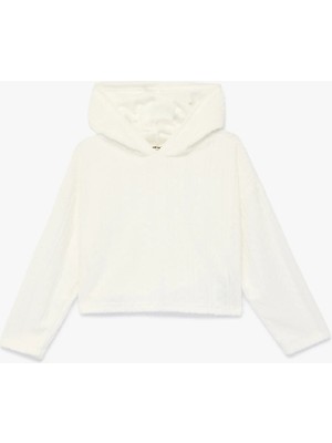 Koton Uzun Kollu Basic Kapşonlu Sweatshirt