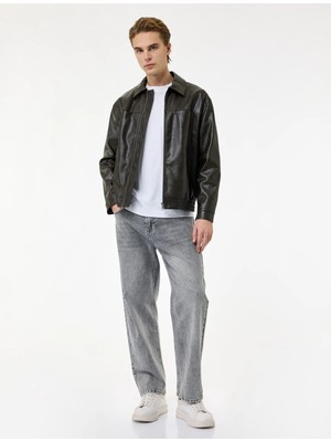 Koton Normal Bel Oversize Geniş Paça Baggy Jean Pantolon - Baggy Jeans
