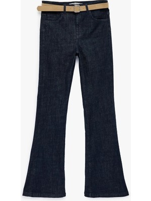 Koton Dar Kesim Ispanyol Paça Jean Pantolon - Flare Jeans