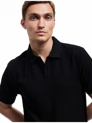Koton Kısa Kollu Düğmeli Regular Fit Polo Yaka Tişört