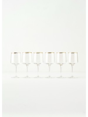 Bella Maison Premium Kadeh 6'lı Gold (320 Cc)
