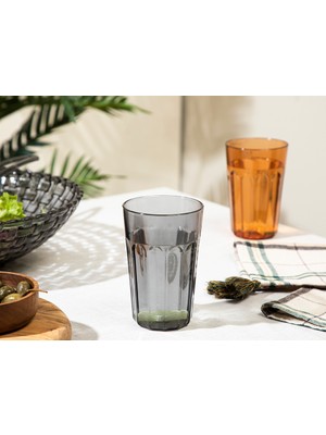 English Home Caren Plastik Bardak Füme