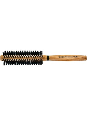 Elsa Professional 0.91 Yumuşak Saç Fön Fırçası Doğal Siyah Renk Ergonomik Tasarım ve Isıya Dayanıklı Malzeme