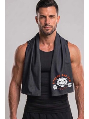 Sports Dijital Baskılı 50X100 cm Spor Havlusu Fitness Gym Golf Boks Tenis Havlusu Sport4