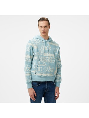 The Hundreds Fight Back Pullover Erkek Mavi Sweatshirt