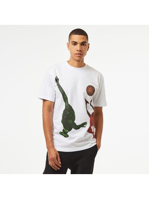 Market Jump Ball Erkek Beyaz T-Shirt