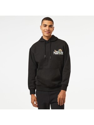 Market Better Call Bear Erkek Siyah Sweatshirt