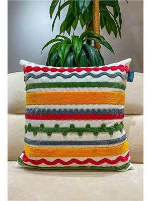 Rolivs Sirius Dekoratif Kırlent Kılıfı 47X47 cm Fermuarlı Yıkanabilir (NK2360)