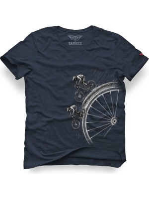 Tarrzzcom Unisex Tasarım Tshirt Extreme Bisikletçi