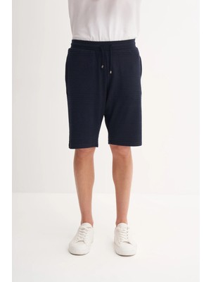 Cazador Regular Fit Örme Dokulu Bermuda Şort