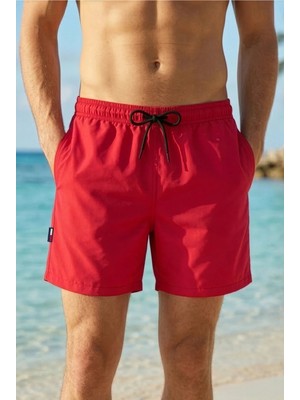 D1fference Summer Erkek Deniz Şortu Hızlı Kuruyan Kısa Boy Lastikli Bağcıklı Fermuarlı Cepli Plaj Havuz Şortu