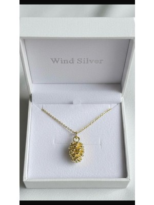 Wind Silver Kozalak Kolye 925 Ayar