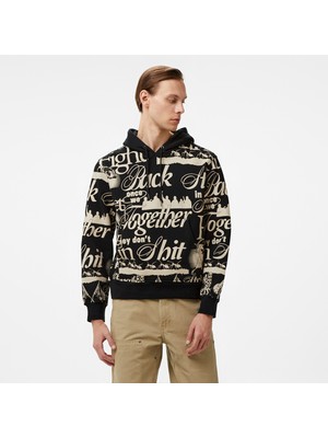 The Hundreds Fight Back Pullover Erkek Siyah Sweatshirt