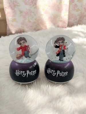 Mobgift Harry Potter Model 2'li Mini Boy Kar Küresi(Süpürgeli ve Baykuşlu)