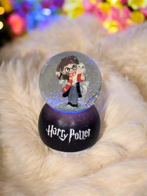 Mobgift Harry Potter Baykuşlu Mini Boy Kar Küresi 10 cm Cam ve Polimer Malzeme ile Tasarlandı