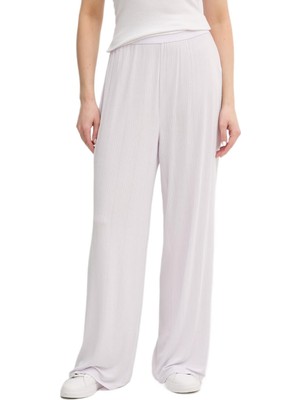 Calvin Klein Kadın Beyaz Geniş Paça Pijama Altı LV00QS7615