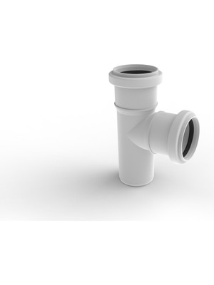 Ege Yıldız 40 mm Te Çatal 87,5 Derece Atıksu Pissu Çatalı