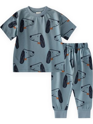 Cigit Pijama Takımı 1-8 Yaş Mavi