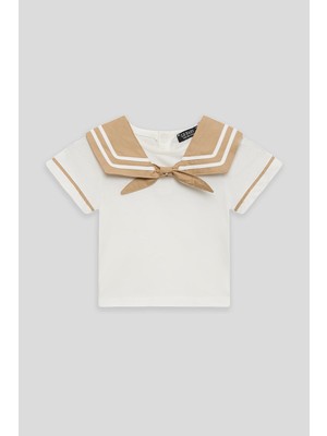 GB Baby Bg Store Erkek Bebek Ekru Tshirt