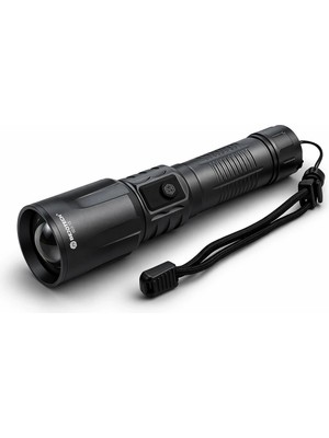 Eco Port Bedotech Bd-13 15W Tg LED Alüminyum Alaşımlı Zoomlu Type-C Dijital Göstergeli Şarjlı El Feneri