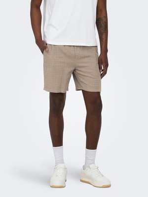 ShopINN Onstel Latham 0257 Shorts Noos Erkek Kahverengi  - 22031850