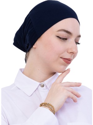 Modish Group Pratik Bone Pamuklu Tesettür Iç Bone, Başörtüsü Için Hazır Viskon Şapka, Namaz Günlük Kullanım Için