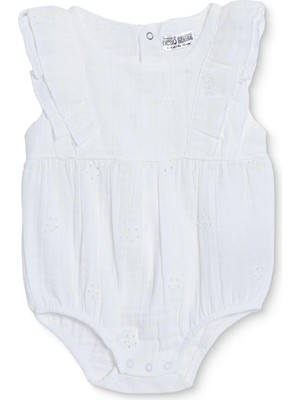 Hellobaby Kız Bebek Body Çıtçıtlı Bisiklet Yaka Atlet