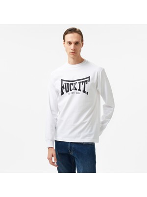 Huf Throwing Hands Erkek Beyaz T-Shirt