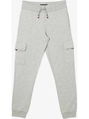 Tommy Hilfiger Monotype Fleece Çocuk Gri Eşofman Altı