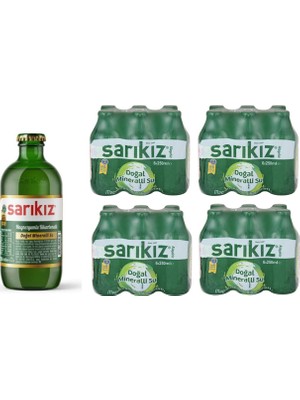 Sarıkız Sade Soda 250 ml x 24'lü Doğal ve Katkısız Ferahlatıcı İçecek Seçeneği
