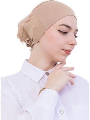 Modish Group Pratik Bone Pamuklu Tesettür Iç Bone, Başörtüsü Için Hazır Viskon Şapka, Namaz Günlük Kullanım Için