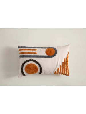 Rolivs Toprak Izi Dekoratif Kırlent  30X50 cm Fermuarlı Yıkanabilir (NK1525)